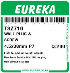 T3Z710 - Wall Plug & Screw -T3Z710_Label_T